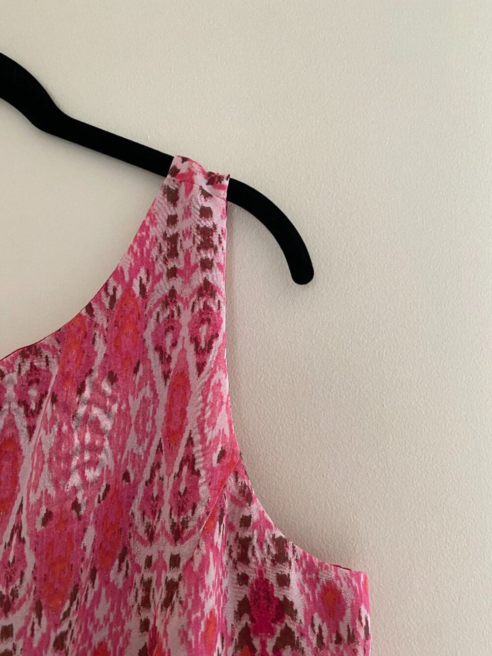 Pink Patterened Summer Dress